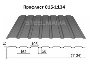 Профлист C15-1134