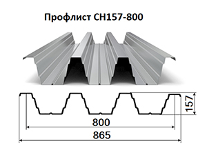 Профлист Н157-800